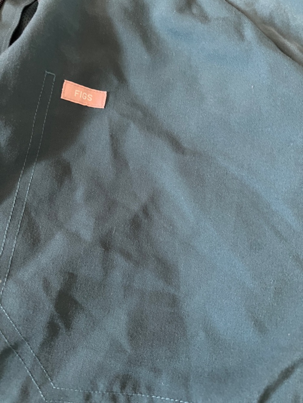 Figs Men's Teal Technical Collection Bomber Jacket - Picture 5 of 9